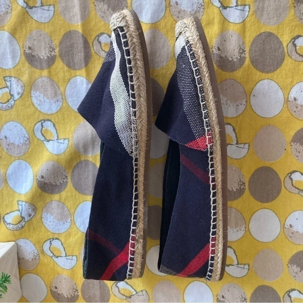 Burberry Hodgeson Nova espadrille slip ons size 39 - Picture 6 of 16